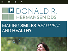 Tablet Screenshot of drhermansen.com